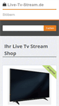 Mobile Screenshot of live-tv-stream.de